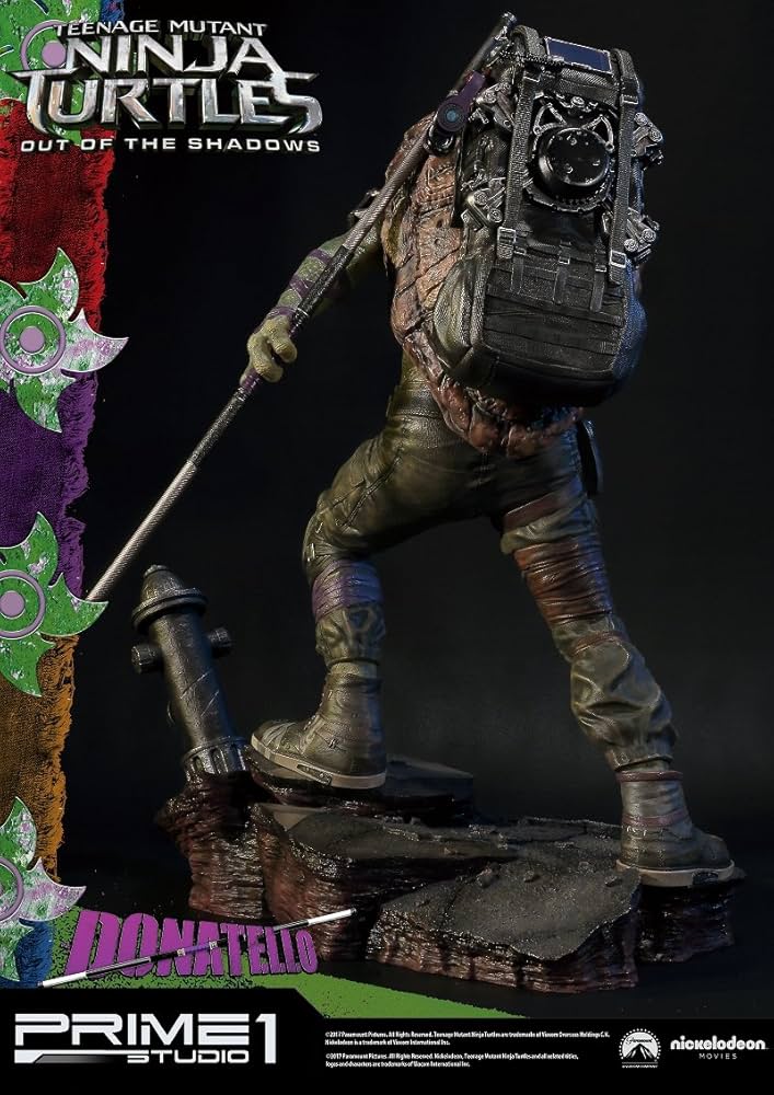 TMNT ドナテロ スタチュー フィギュア プレイメイツ タートルズ ミュータント・パニック！TMNTドナテロ